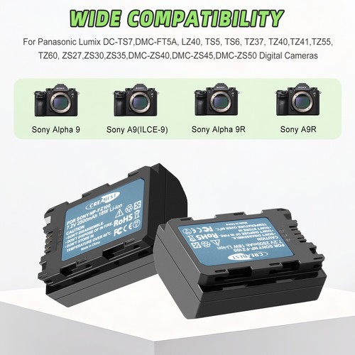 2pcs fz100 camera battery - 2pcs,