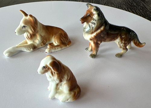 Collie figurine porcelain lot - figurine,