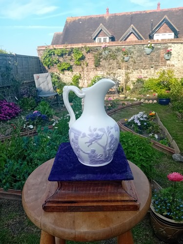Samuel alcock parian jug - alcock,