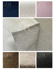 Premium Boucle Upholstery Fabric Teddy Bear Luxury Curled Soft Sheep Wool Feel