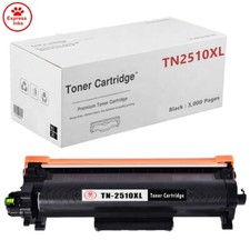 Black TN-2510XL Toner Cartridge Fits For Brother DCP-L2620DW L2627DW L2660DW