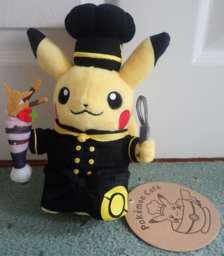 Pikachu pastry chef plush - pastry,