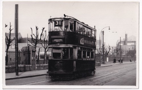 London tram 1926 route - 31, york