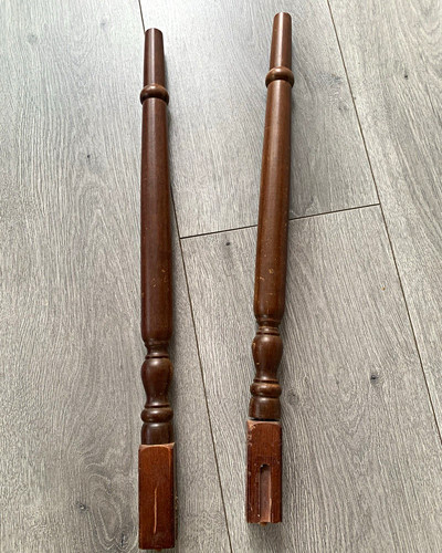 Pack brown wooden staircase - brown,