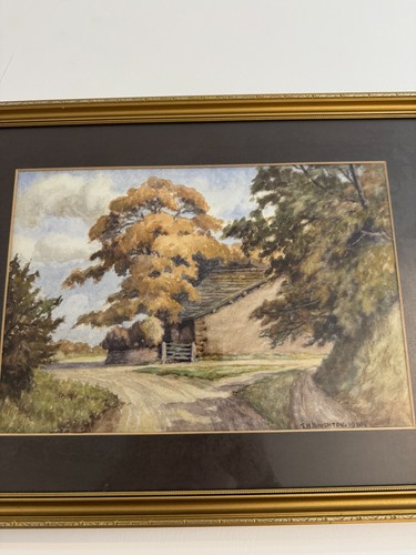 Watercolour landscape painted