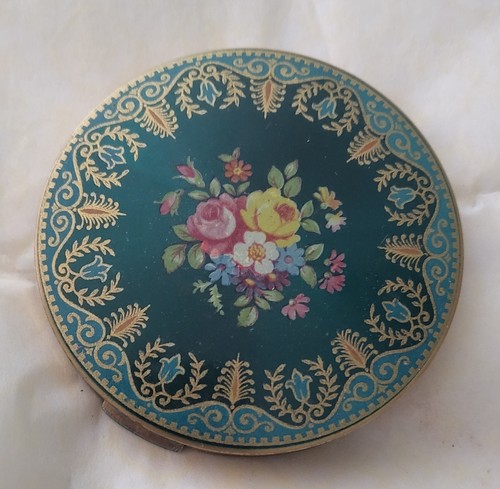 Vintage floral enamel - vintage,