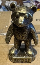 Collectable Vintage Solid Brass Rupert the Bear. Heavy Small Figure Figurine