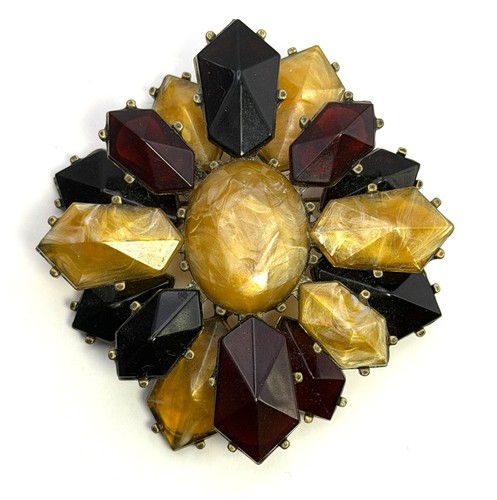 Vintage lucite brooch large - vintage,