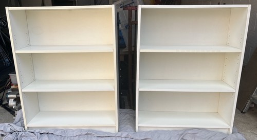 Ikea bookcases white - 2, h