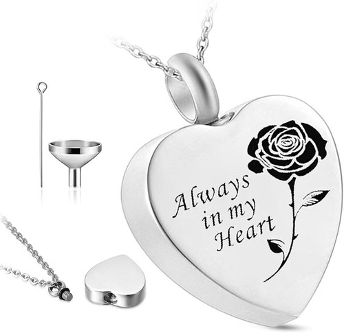 Ashes keepsake locket necklace - ashes,