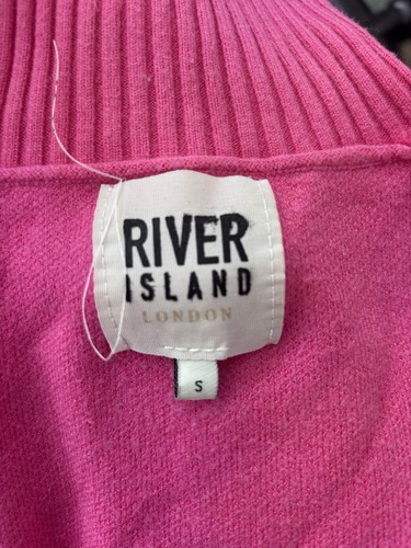 River island pink jumper - river,