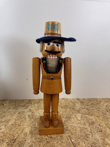Vintage wooden nutcracker - vintage,