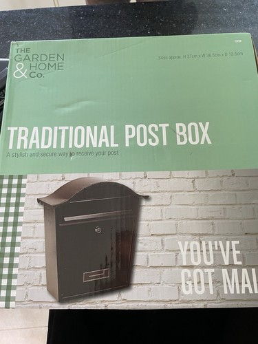 Traditional metal post - metal, box