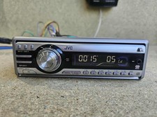 JVC KD-G611 Car MP3 / CD Stereo Head Unit With Cage & Wiring Harness