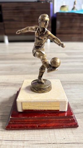 Old trophy football - old, kodak