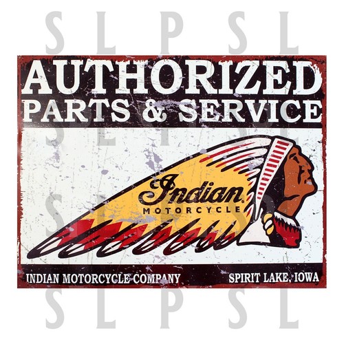 Indian motorcycle sign retro - sign,