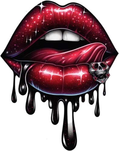 Gothic red halloween skull - halloween,