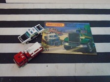 Matchbox Lesney 'Code Red' Fire Engine/Police Chief Car X 2 1981 NOS RARE! VALUE