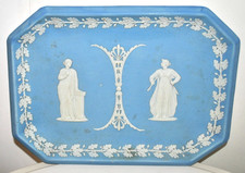 Wedgwood Blue Jasperware Tray-