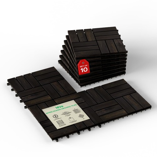 Interlocking deck tiles - interlocking,