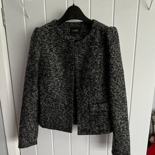 Next tweed open front jacket - tweed,