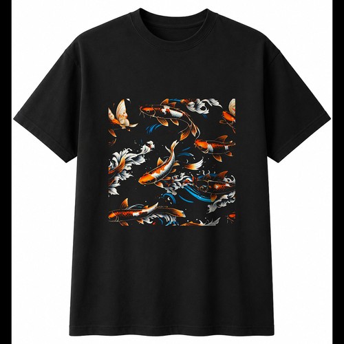 Koi butterfly the waves sea - waves,