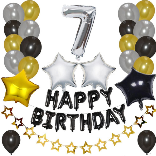 Birthday balloons bunting - birthday,