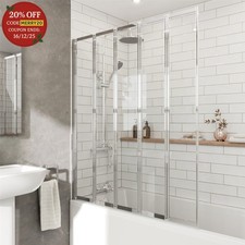 5 Panel Folding Bath Shower