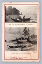 Antique washington postcard - antique,