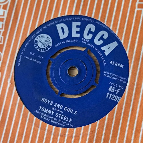 Tommy steele decca - -,
