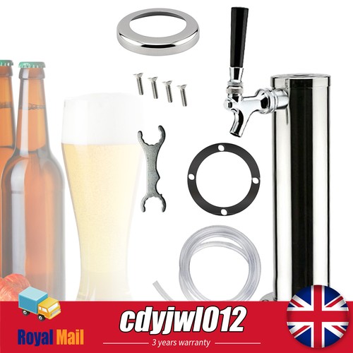 3in draft beer tower - tower, stainless