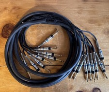 Proel 8 way jack to jack snake 1/4 inch, 4 metres 