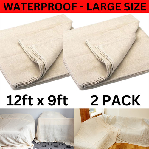 Cotton dust sheets painting - sheets,