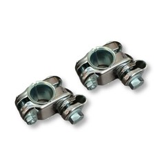 Vespa Lambretta RoyalAlloy Crash Bar Mirror Bracket Mount Chrome 2 Pack Bundle