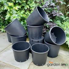 Heavy Duty Plant Pots Outdoor Garden Tall Squat Flower Plastic Planter Container