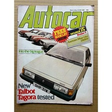 TALBOT TAGORA MOTOR MAGAZINE