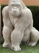 Concrete Large Gorllia Garden Ornament. Very Life Like And Detailed. Very Heavy