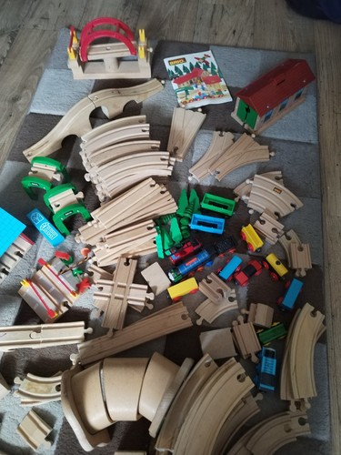Wooden railway bundle - wooden, 85+