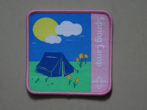 Spring camp scout badge - spring,