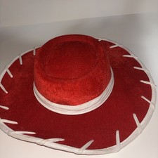 Disney Deluxe Toy Story Pixar Jessie Cowgirl Red Hat Costume Accessory 13"