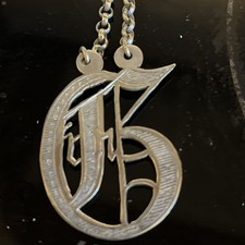 Silver Plated Decanter Label
