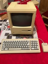 Macintosh Plus 1MB Vintage Antique Computer and external hard drive