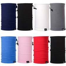 Winter Neck Warmer Fleece Snood Neck Tube Scarf Thermal Face Cover for Women Men