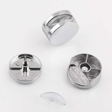 4x Frameless Mirror Fixing