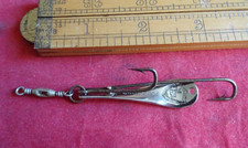 A RARE CIRCA 1910 VINTAGE ALLCOCK SCHOOLING SPOON FISHING LURE