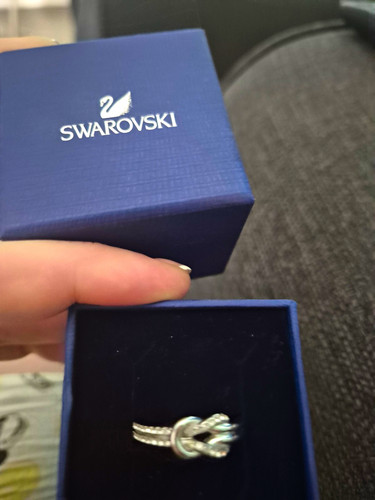 Swarovski silver tone - silver, white