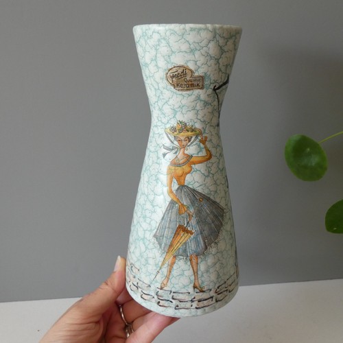 West german ferdi keramik vase - ferdi,