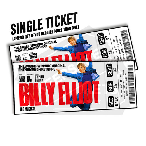 Billy elliot the musical mock - billy,