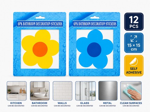12pcs tile stickers transfers - 12pcs,