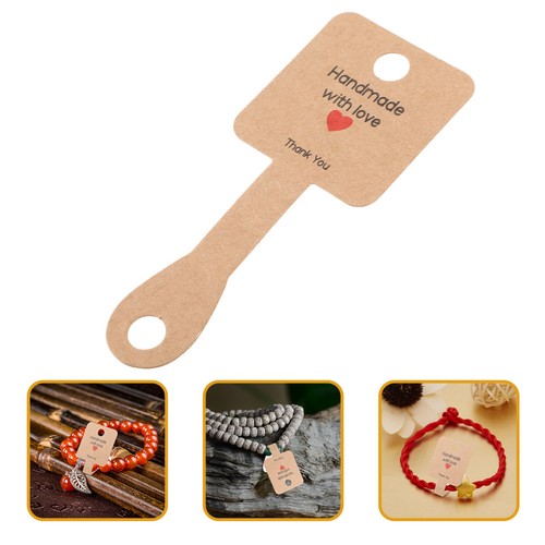 Jewelry display cards kraft - display,